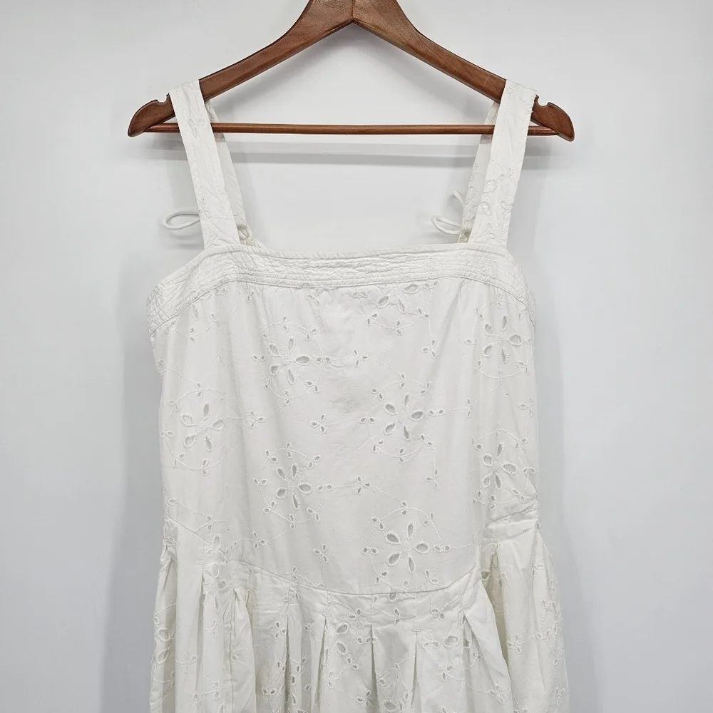 Free People Womens Primavera Eyelet Midi Sundress Womens Medium New